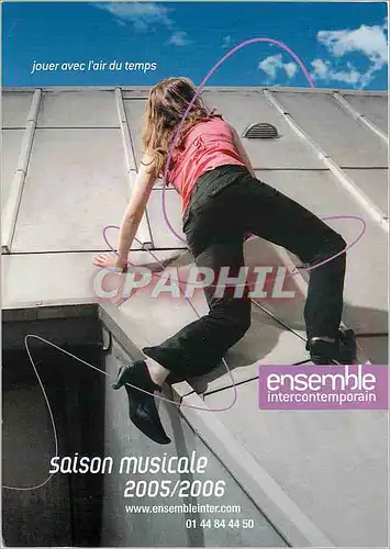 Cartes postales moderne Saison musicale 2005 2006 Paris