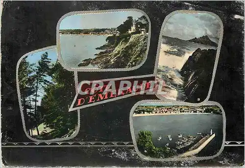 Cartes postales moderne Cote d'Emeraude Sable d'Or les Pins Promenade du Bois d'Amour Saint Cast