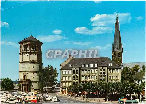 Cartes postales moderne Dusseldorf am Rhein Blick zum Schlossturm