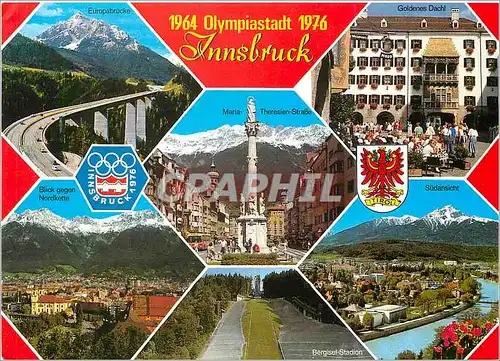 Cartes postales moderne Olympiastadt Innsbruck Tirol