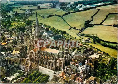 Cartes postales moderne Autun S et L Vue aerienne sur la Cathedrale St Lazare