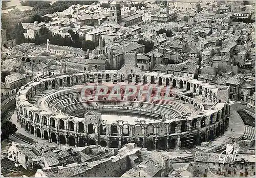 Cartes postales moderne Arles Bouches du Rhone Vue aerienne Ensemble des Arenes