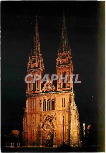 Cartes postales moderne Zagreb Cathedrale St Etienne