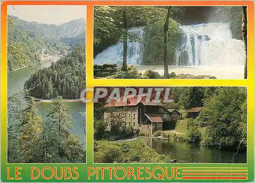 Cartes postales moderne Le Doubs Pittoresque les bassins du Doubs les Sources ddu Lison vieux moulin