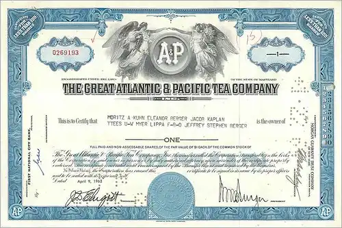 Coupon Share Action The Great Atlantic & Pacific Tea Company Ange Angel Femme