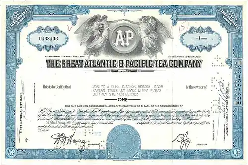 Coupon Share Action The Great Atlantic & Pacific Tea Company Ange Angel Femme