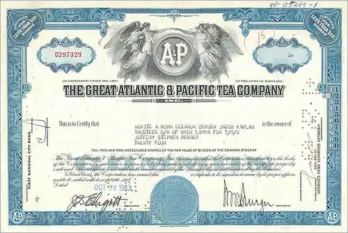 Coupon Share Action The Great Atlantic & Pacific Tea Company Ange Angel Femme