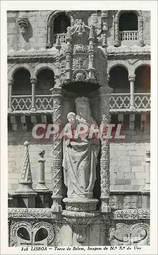 Cartes postales moderne Lisboa Torre de Belem Imagem de Nn Sn du Uva