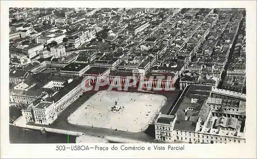 Cartes postales moderne Lisboa Praca do Comercio e Vista Parcial