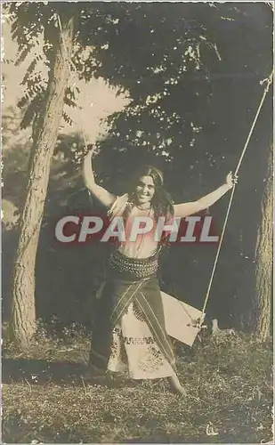 CARTE PHOTO Femme Roumanie