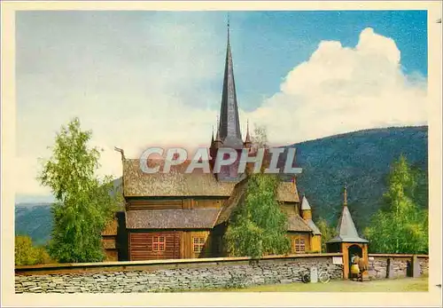 Cartes postales Norge Lom Stavkirke Gudrandsdal