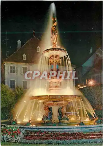 Cartes postales moderne La Chaux de Fonds Fontaine monumentale