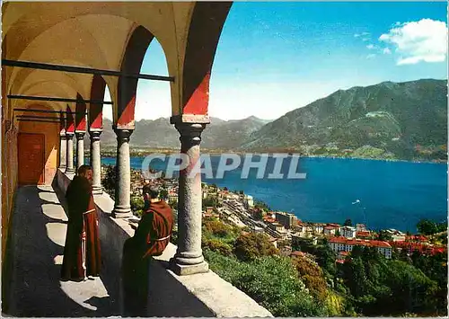 Cartes postales moderne Locarno Lago Maggiore Vue generale prise du Sanctuaire Madonna del Sasso