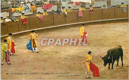 Cartes postales Corrida de Toros Senalanda la estocada