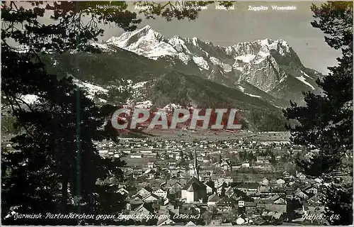 Cartes postales moderne Garmisch Partenkirche gegen