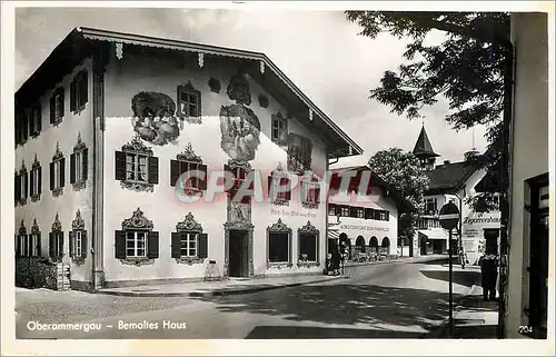 Cartes postales moderne Oberammergau Bemaltes Haus