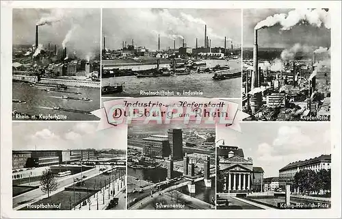 Cartes postales moderne Industrie und Hafenstadt Duisburg am Rhein