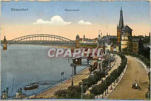 Cartes postales Dusseldorf Rheinwerft