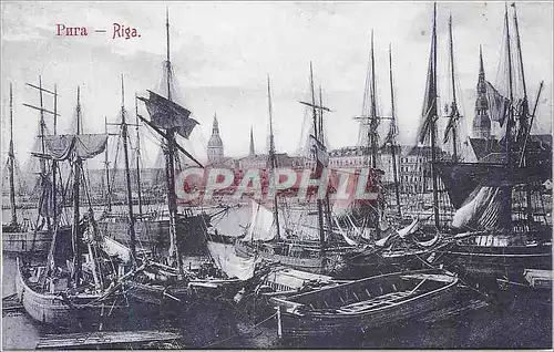 Cartes postales Pura Riga Bateaux