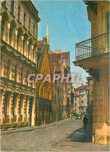 Cartes postales moderne Latvian SSR riga a street in old riga