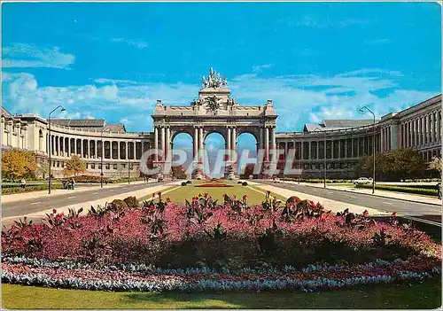 Cartes postales moderne Bruxelles les arcades du palais du cinquantenaire