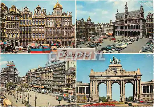 Cartes postales moderne Bruxelles vues generales