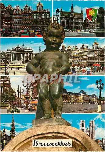 Cartes postales moderne Bruxelles Manneken Pis