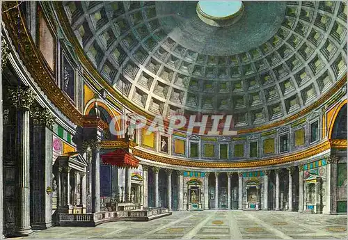 Cartes postales moderne Roma Interieur du Pantheon