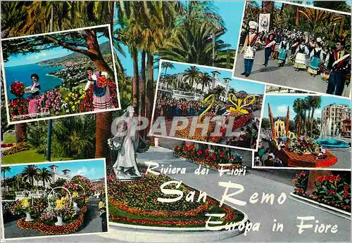 Cartes postales moderne San Remo Riviera dei Fiori Folklore