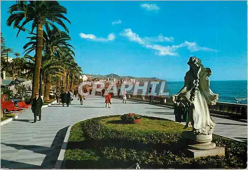 Cartes postales moderne San Remo Riviera dei fiori Promenade le long de la mer Imperatrice