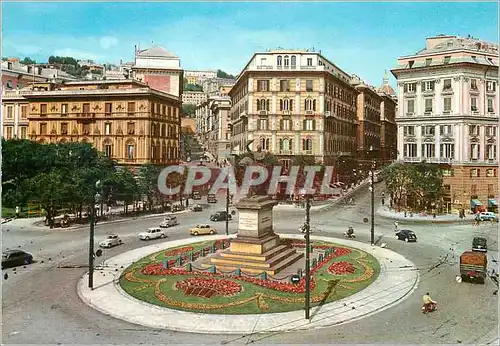 Cartes postales moderne Genova place coruetto