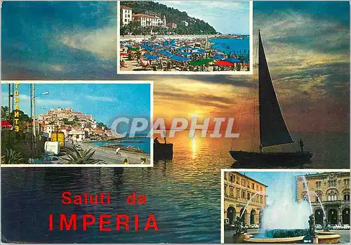 Cartes postales moderne Imperia saluti