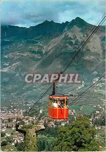 Cartes postales moderne Merano funivia avelengo alto adige