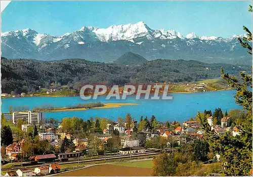 Cartes postales moderne Austria Kurort portschach am worthersee mot mittagskogel 2144 m