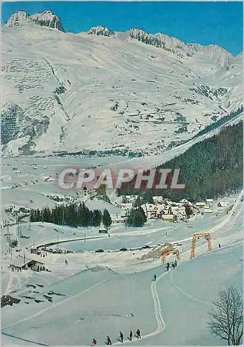 Cartes postales moderne Hospental 1484 m m u M blick gegen natschen