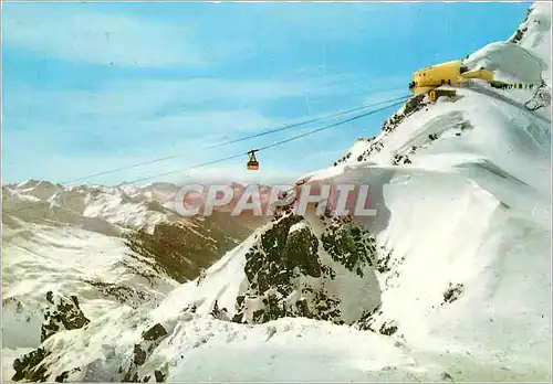 Cartes postales moderne Vallugabahn station vallugagrat (2650 m) gegen rhatikon