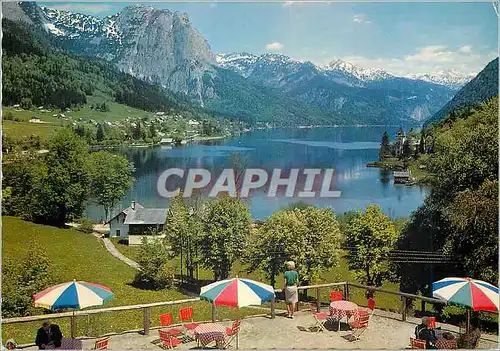 Cartes postales moderne Grundisee die perle im steirischen salzkammergut mit backenstein und totem gebirge