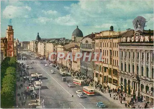 Cartes postales moderne Avenue Nevski Leningrad