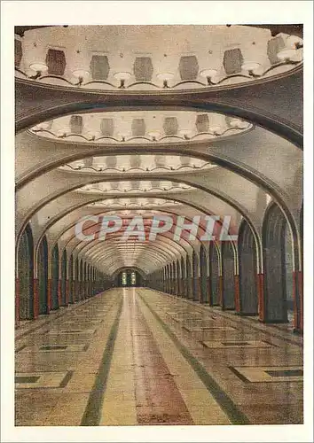 Cartes postales moderne Moscow Metro