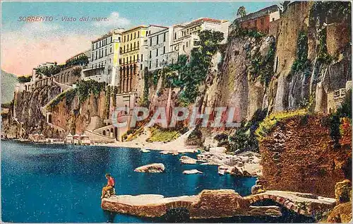 Cartes postales Sorrento Visto dal mare