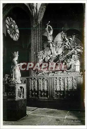 Cartes postales moderne Storkyrkan Stockholm Sit Goransmonumentet av Bernt Notke