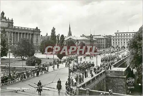 Cartes postales moderne Stockholm Militaria