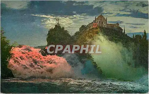 Cartes postales Rheinfall und Schloss Laufen