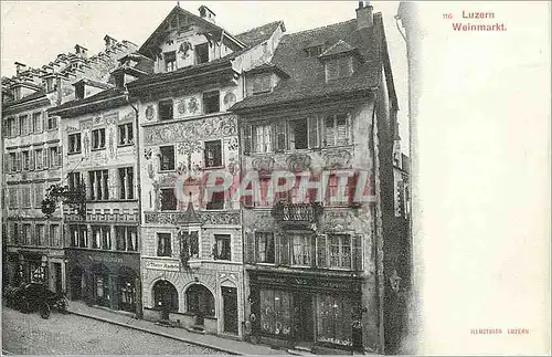 Cartes postales Luzern Weinmarkt