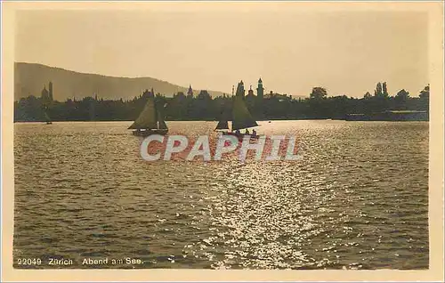 Cartes postales Zurich Abend am See