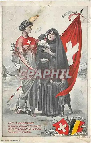 Cartes postales Suisse Femmes L'union fait le force