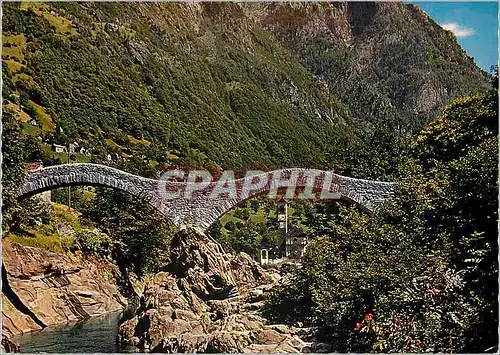 Cartes postales moderne Il Ticino pittoresco Lavertezzo Ponte dei Saiti Grotto Efra Sonogno Albergo Efra Frasco