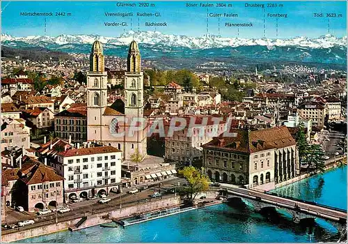 Cartes postales moderne Murtschenstock Glarnisch Vrenelisgarti Ruchen Gil Vorder Di Bachistock Boser Faulen Guter Faulen