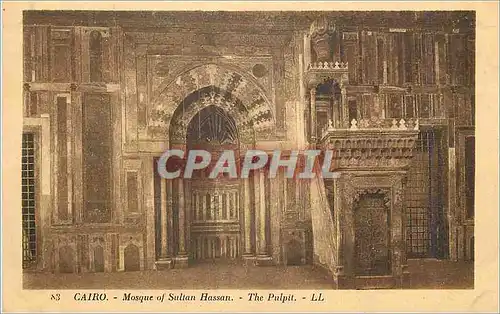 Cartes postales Cairo Mosquee of Sultan Hassan The Pulpit