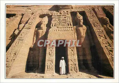 Cartes postales moderne Abu Simbel Le temple de Nefertari